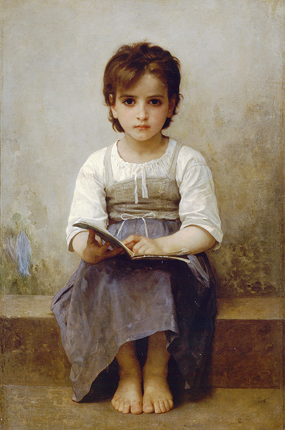 The Hard Lesson William-Adolphe Bouguereau